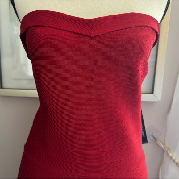 💋 NWT Venus Jessica Rabbit “hold you in” tech bodycon strapless dress Xl RARE - Picture 2 of 16